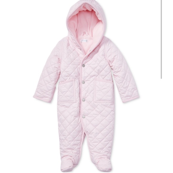 Polo Ralph Lauren Baby Girl quilted bunting coat - Picture 1 of 5